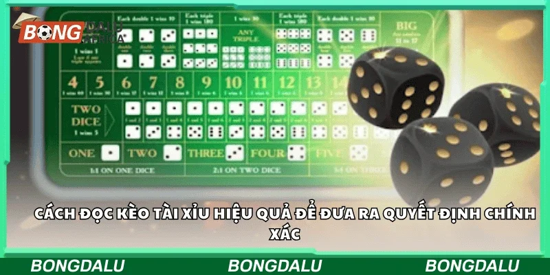 Cách đọc kèo Tài Xỉu hiệu quả để đưa ra quyết định chính xác