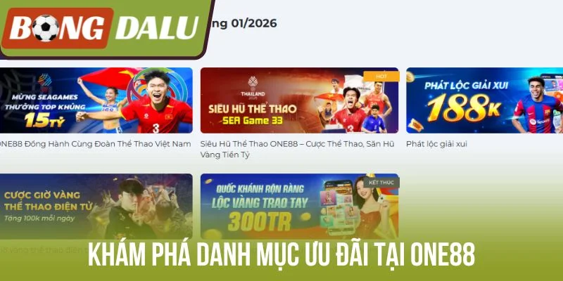 Khám phá danh mục ưu đãi tại One88