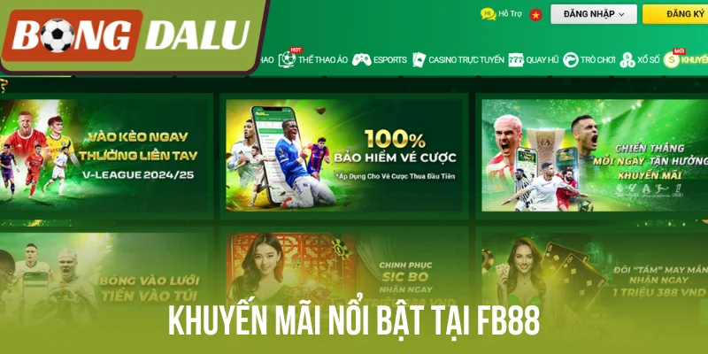 Khuyến mãi nổi bật tại FB88